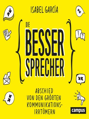 cover image of Die Bessersprecher